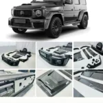 G800 Style Carbon Fiber Wide Body Kit Mercedes G63 W464 - View 01