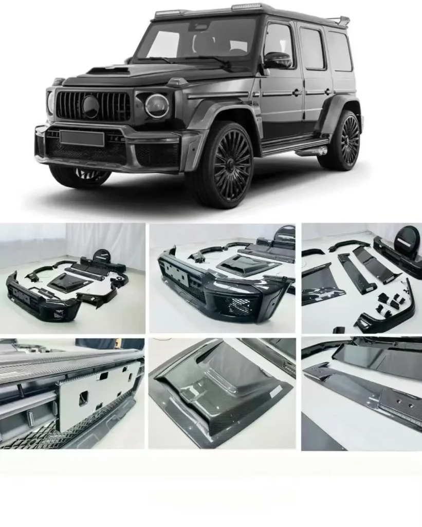 G800 Style Carbon Fiber Wide Body Kit Mercedes G63 W464 - View 01
