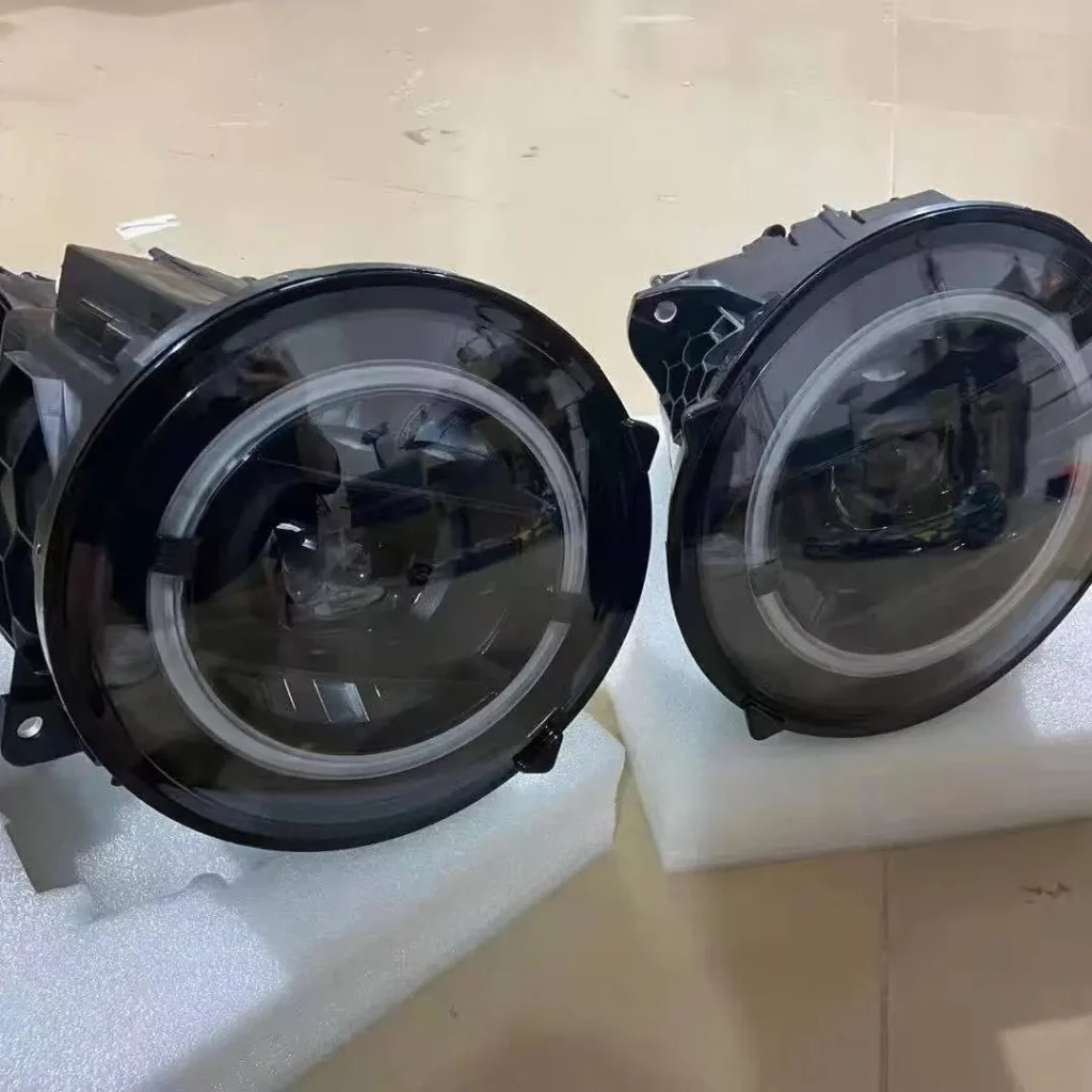 Smoked Black LED Headlights Mercedes G-Class W463A W464 - View 01