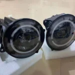 Smoked Black LED Headlights Mercedes G-Class W463A W464 - View 01