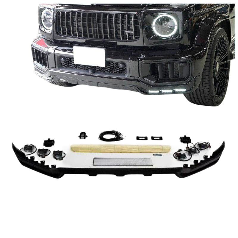 LED Front Lip Spoiler for Mercedes G-Class W465 G63 G500 G450 PP Body Kit Upgrade - Image 5