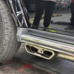 G-Wagon G63 titanium muffler dual outlet exhaust upgrade