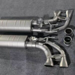 Titanium alloy exhaust pipe Mercedes G63 AMG performance sound
