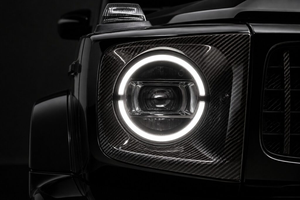 w465 dry carbon led drl headlight frames guide