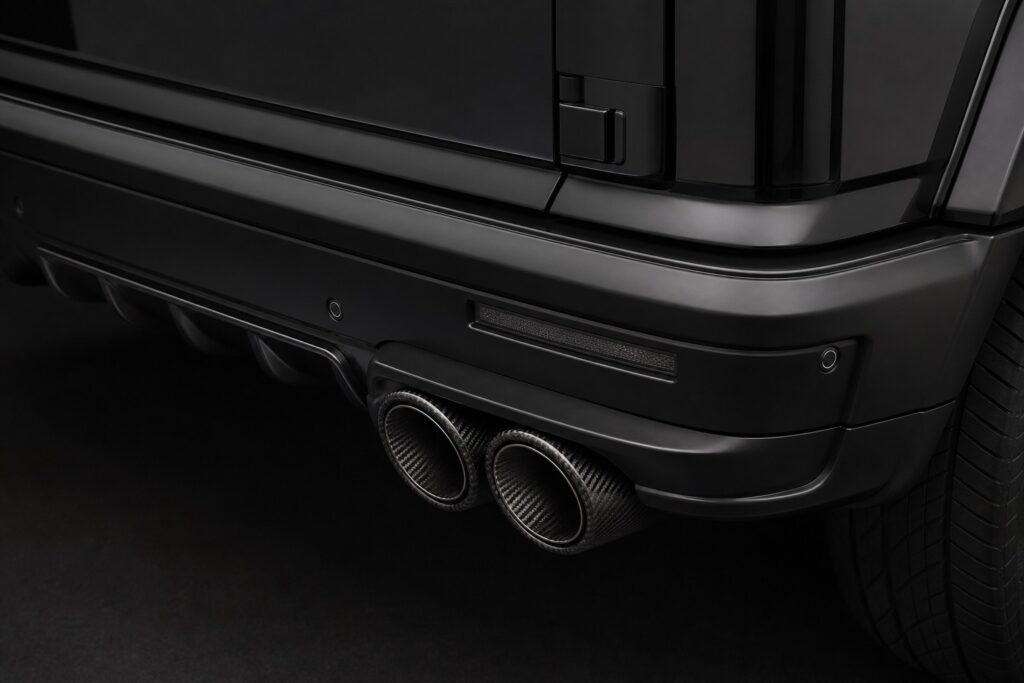 dry carbon exhaust tips g class guide
