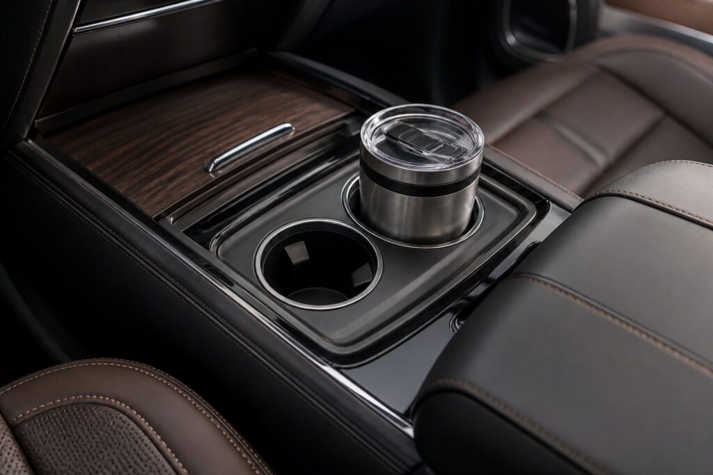 g class center console cup holder guide