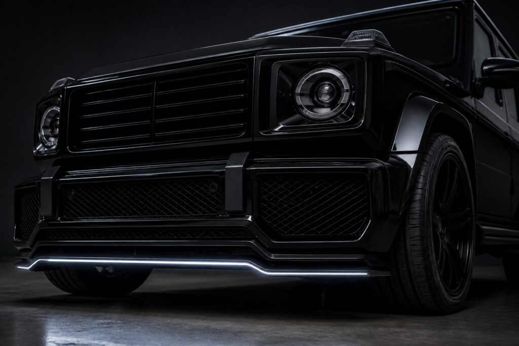 g class led front lip spoiler guide