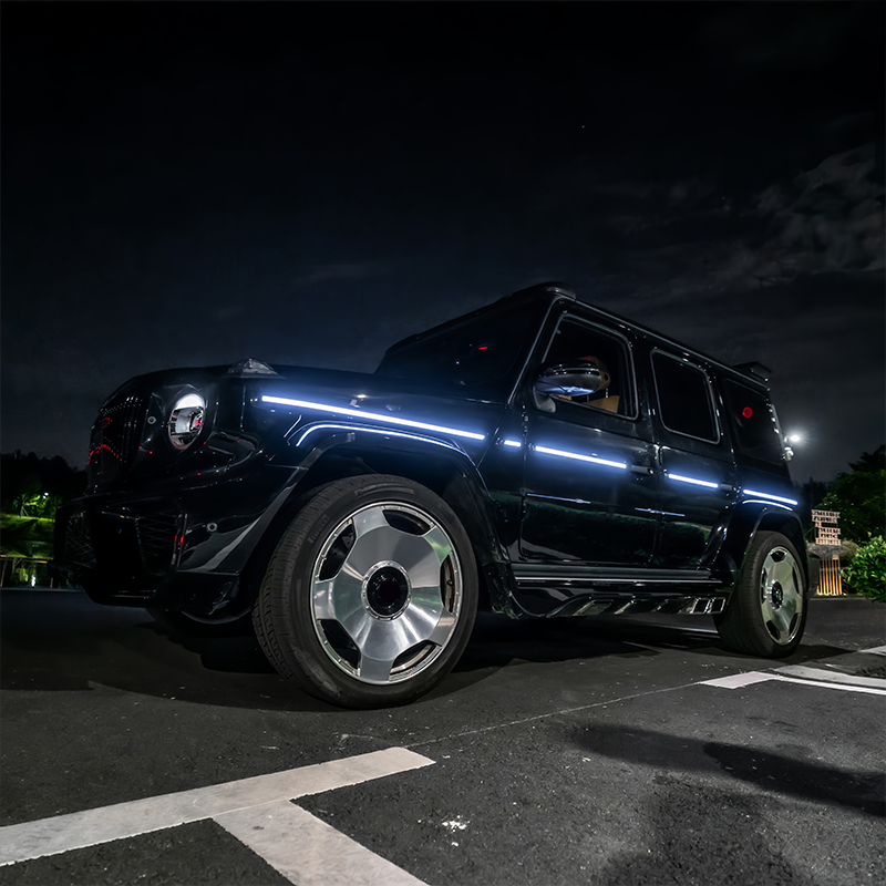 Dry carbon fiber door handle covers for Mercedes G-Class W464 G63 G500 B style