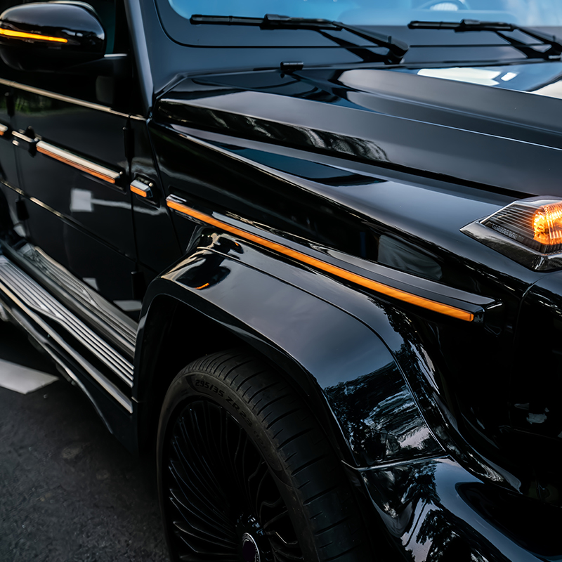 G-Wagon W464 carbon fiber door handle cover set pair