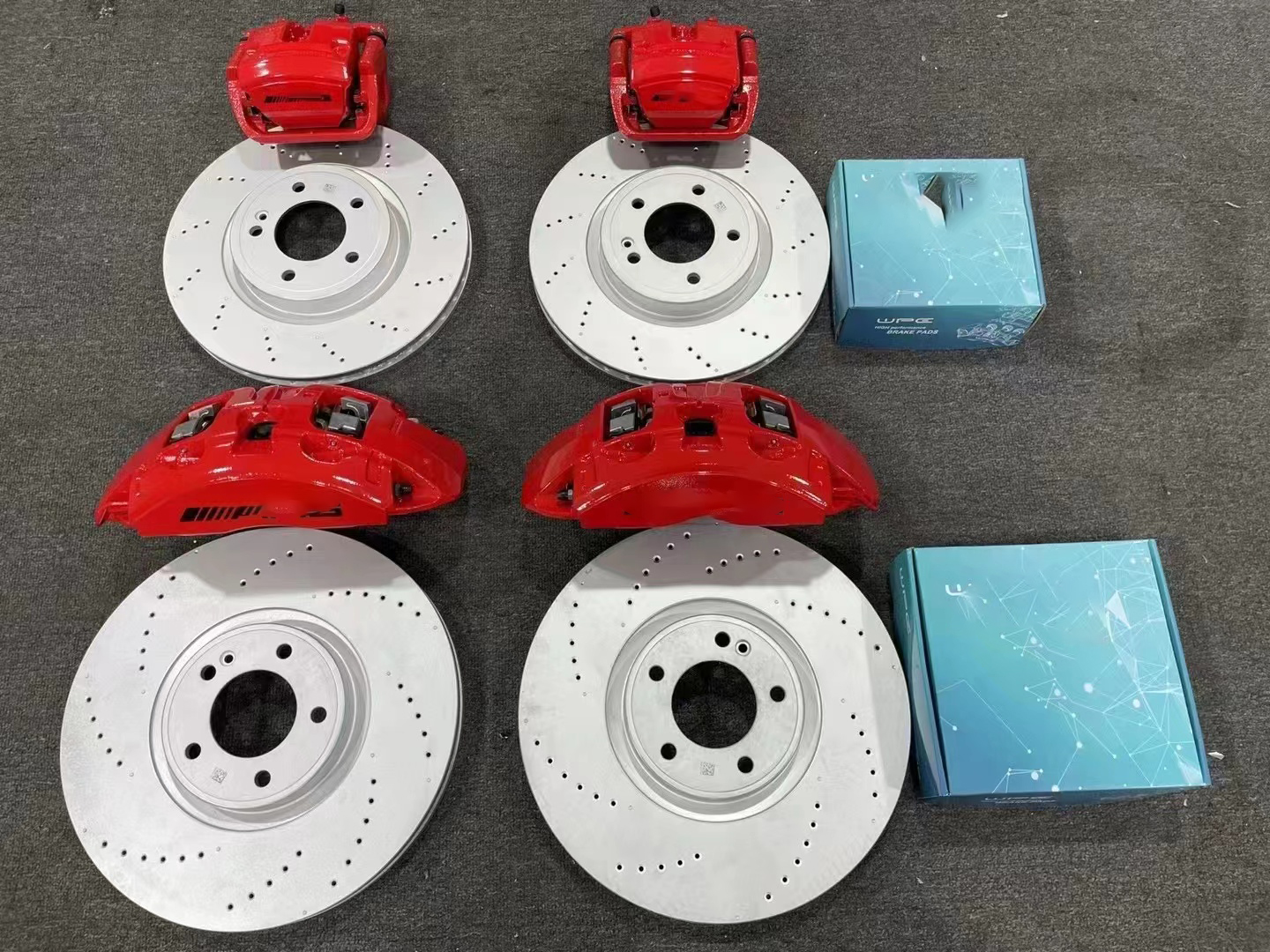 Mercedes G-Class 6 piston brake caliper set G400 G350