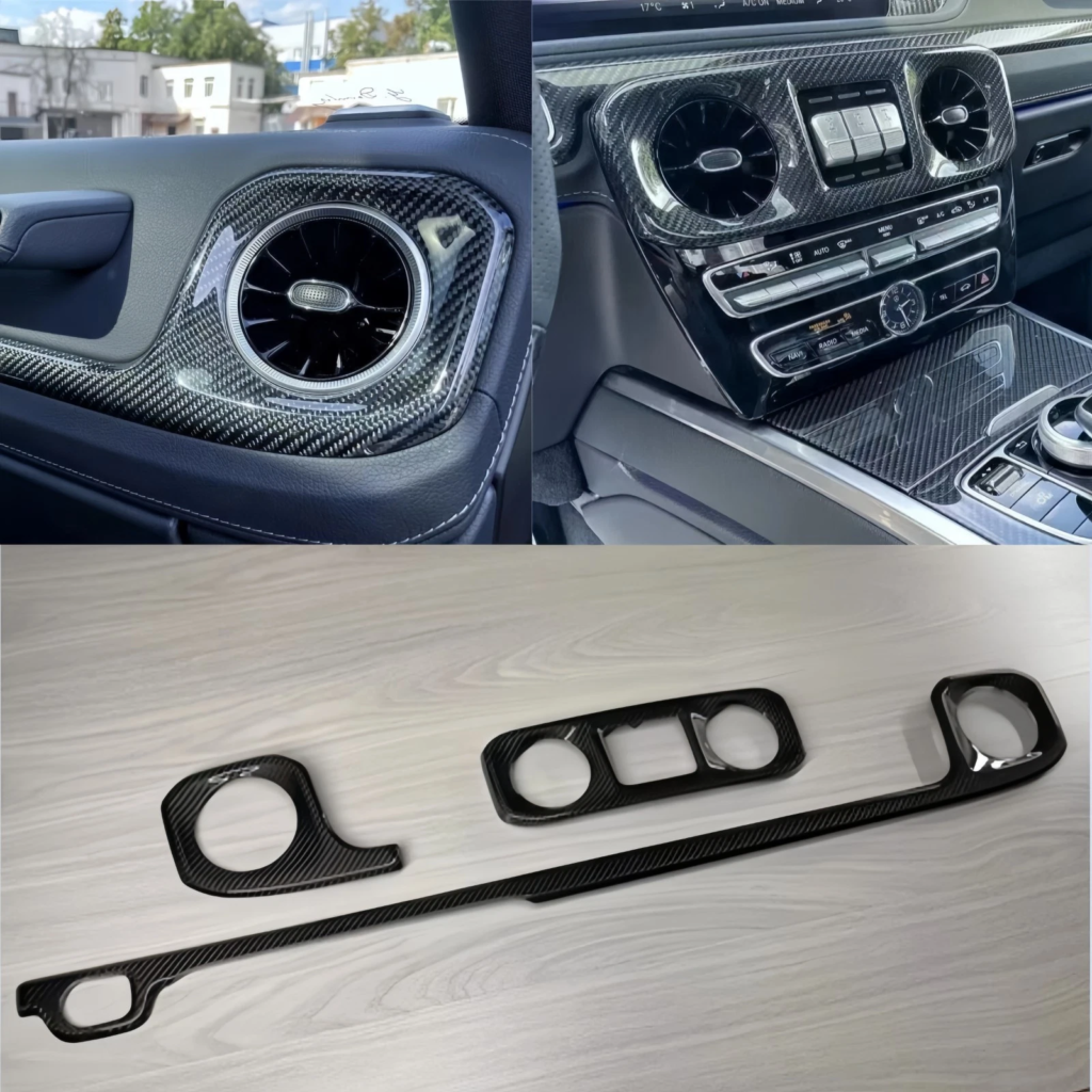 Carbon fiber hood with shark fin for Mercedes G-Class W464 W463 G63 G500