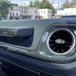 Mercedes G63 carbon engine hood with shark fin vent W464