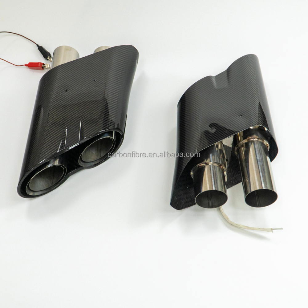 Mercedes G-Class carbon exhaust tips pair W464 G63 G500