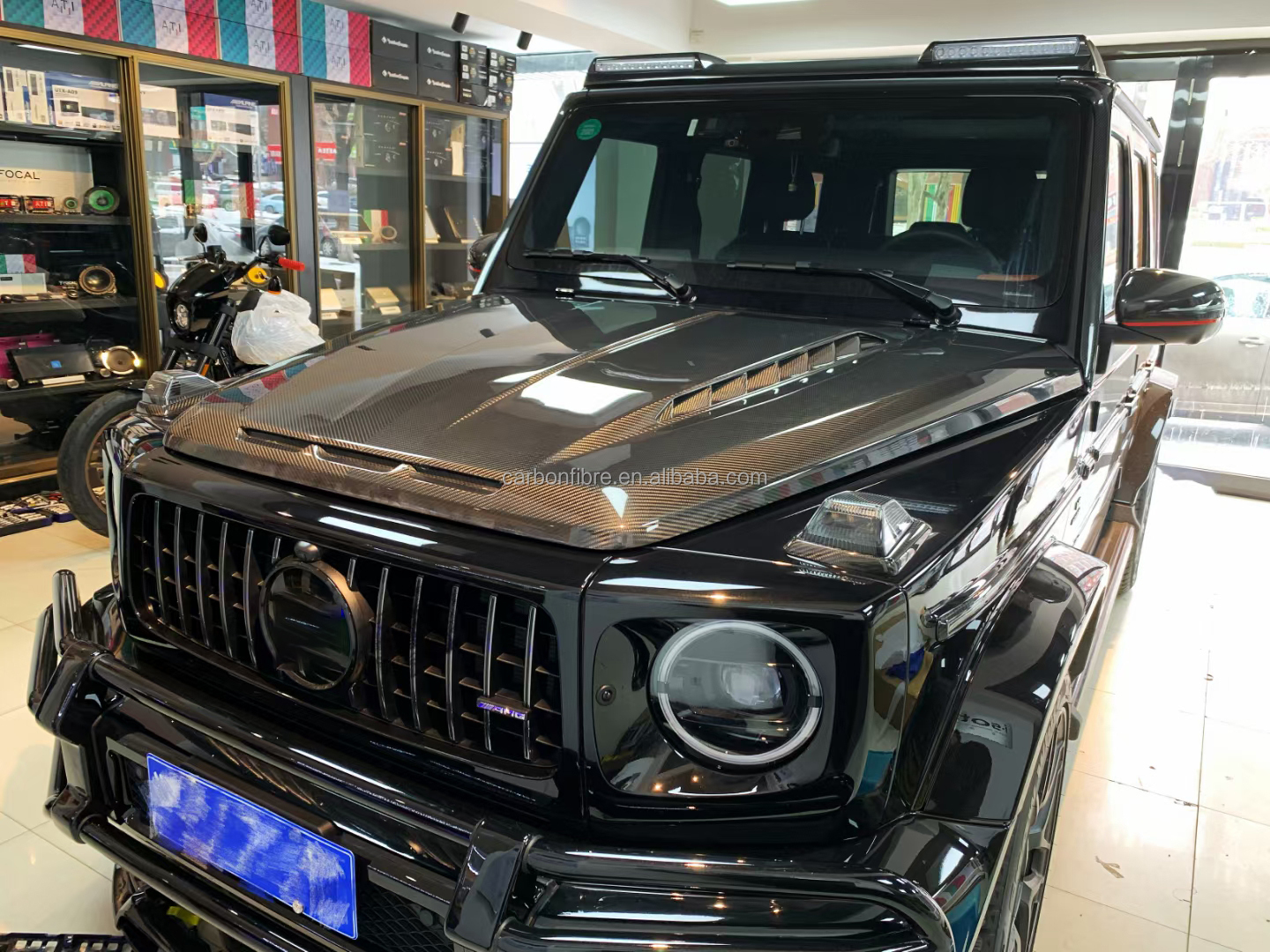 G-Wagon W465 roof light bar carbon fiber G800 style