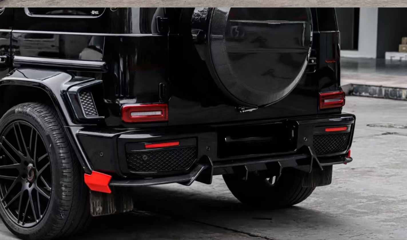 G-Class W464 rear diffuser carbon fiber G500 upgrade