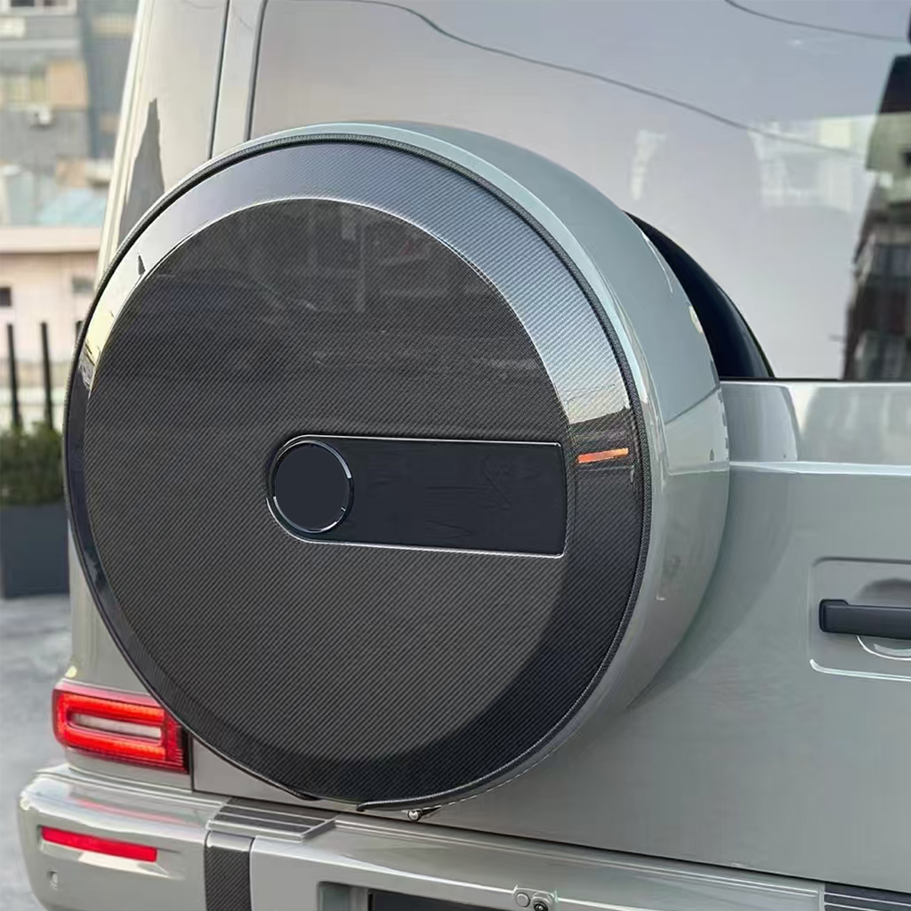 Dry carbon fiber spare tire cover for Mercedes G-Class W463 G500 G63