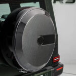 G63 dry carbon spare tire cover G-Wagon W463 tailgate