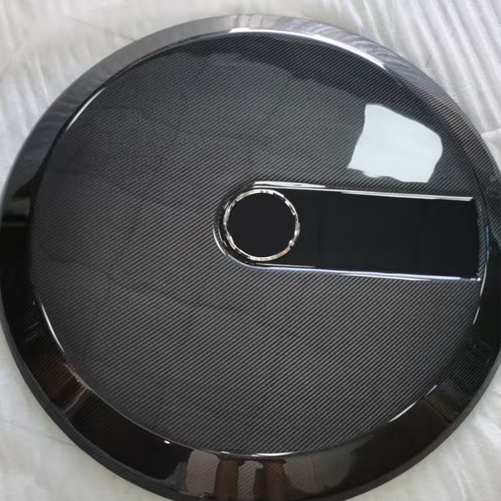 Mercedes G-Class carbon fiber spare tire cover round