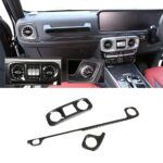 Dry carbon fiber front AC vent covers for Mercedes G-Class W464 G63 G500