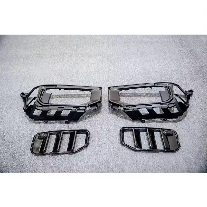 Dry carbon fiber front bumper vent covers for Mercedes G-Class W465 G500 G63 2025