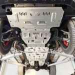 Aluminum skid plate underbody protection for Mercedes G-Class W464 G63 G500