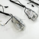 G63 dry carbon fog light frame LED W463A G-Class front bumper